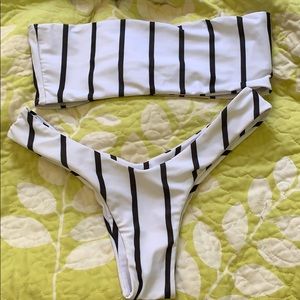Striped bikini